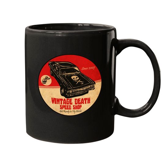 Discover Vintage Death Speed Shop - Deathproof - Mugs