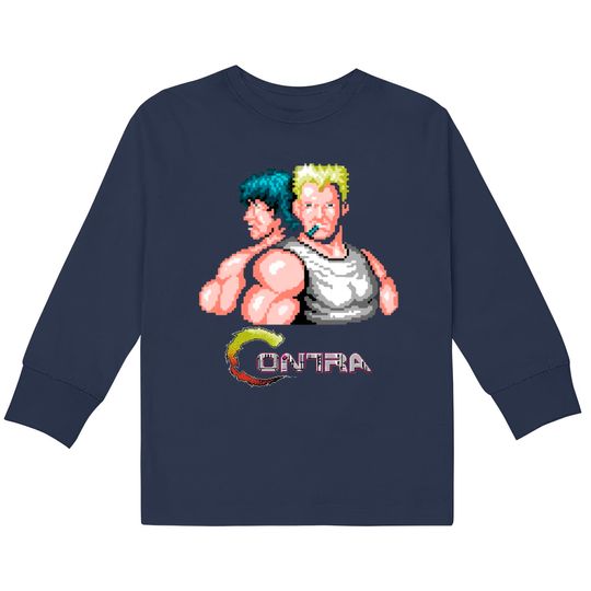 Discover Contra - Contra -  Kids Long Sleeve T-Shirts