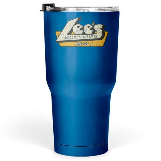 Discover Lee's Records and Tapes 1974 - Record Store - Tumblers 30 oz