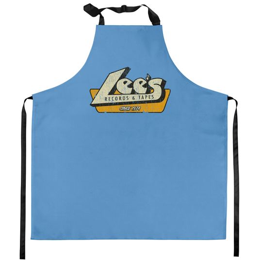 Discover Lee's Records and Tapes 1974 - Record Store - Kitchen Aprons