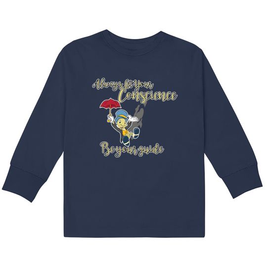 Discover Jiminy Cricket - Jiminy Cricket -  Kids Long Sleeve T-Shirts