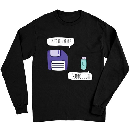 Discover I'm your Father floppy disk - Im Your Father - Long Sleeves