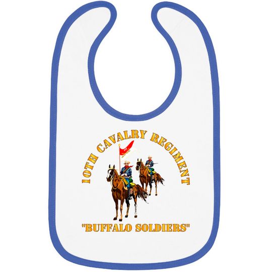 Discover 10th Cavalry Regiment w Cavalrymen - Buffalo Soldiers - 10th Cavalry Regiment W Cavalrymen Bu - Bibs
