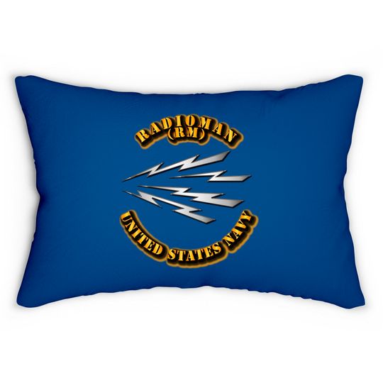 Discover Navy - Rate - Radioman - Veteran - Lumbar Pillows