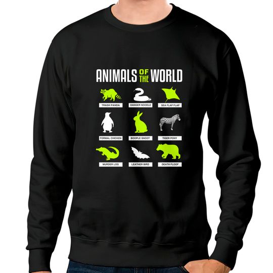 Discover Animals Of The World - Animals Of The World - Sweatshirts