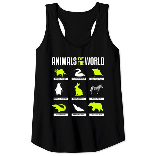 Discover Animals Of The World - Animals Of The World - Tank Tops