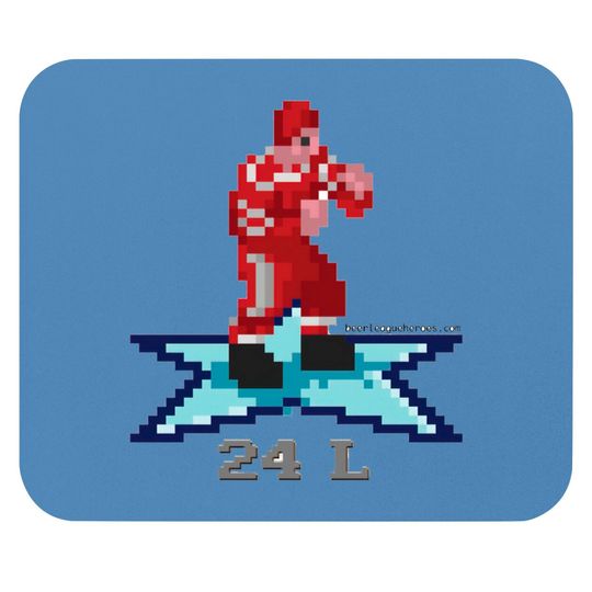 Discover 16-Bit Legend: Bob Probert (Red Wings) - Detroit Red Wings - Mouse Pads