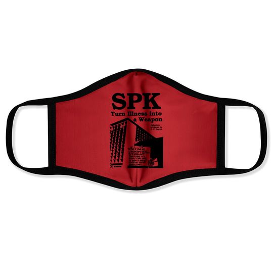 Discover Socialist Patients Collective SPK - Turn Illness Into a Weapon - Spk - Face Masks