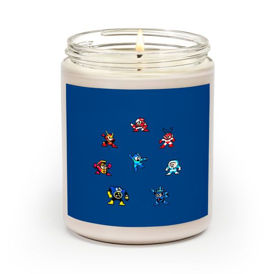 Discover Megaman bosses - Megaman - Scented Candles