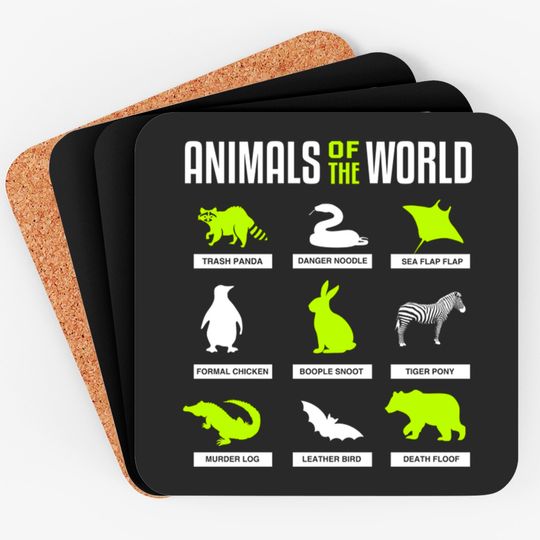 Discover Animals Of The World - Animals Of The World - Coasters