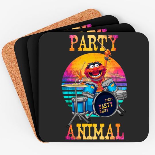 Discover retro party animal - Muppets - Coasters