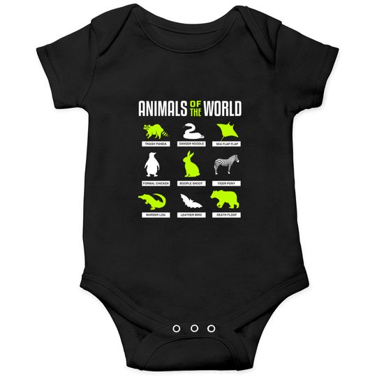 Discover Animals Of The World - Animals Of The World - Onesies
