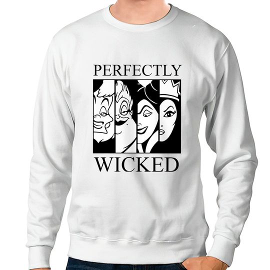 Discover Perfectly Wicked - Villain Disney Shirt, Villain Disney Shirt, Villain Shirt, Wicked Disney Shirt, Disney Family Sweatshirts, Gift Idea