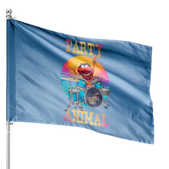 Discover retro party animal - Muppets - House Flags