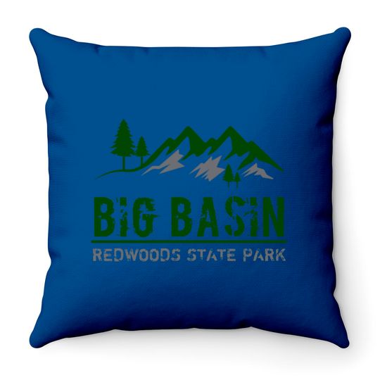 Discover Big Basin Redwoods State Park - Big Basin Redwoods State Park - Throw Pillows