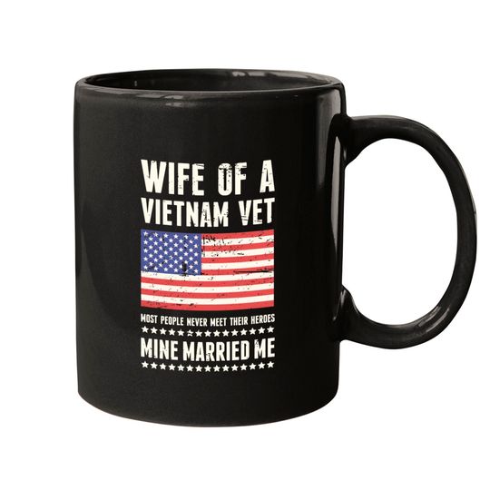 Discover Wife Of A Vietnam Veteran - Vietnam - Mugs
