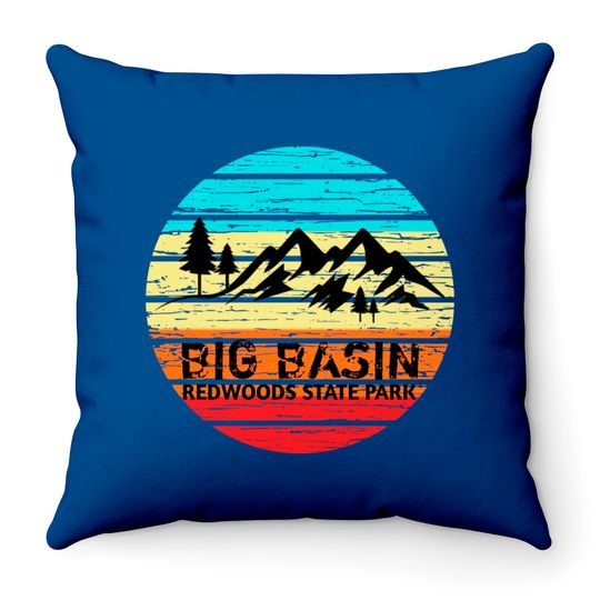 Discover Big Basin Redwoods State Park - Big Basin Redwoods State Park - Throw Pillows