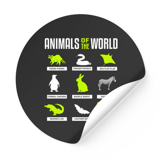 Discover Animals Of The World - Animals Of The World - Stickers