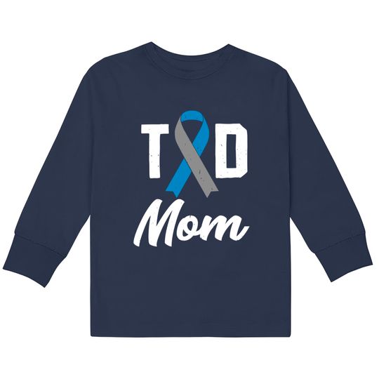 Discover T1D Mom Diabetes Insulin awareness month - Diabetes -  Kids Long Sleeve T-Shirts