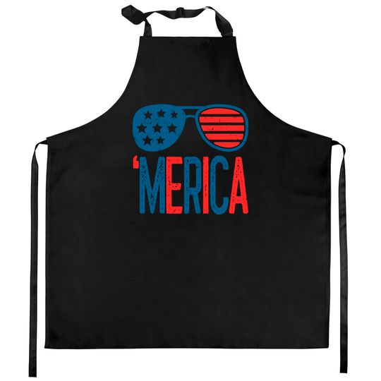Discover Merica Sunglasses - Merica - Kitchen Aprons