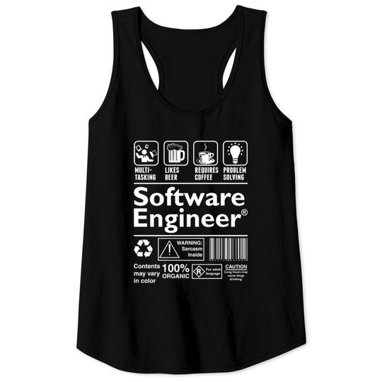 Discover Software Engineer Tank Tops