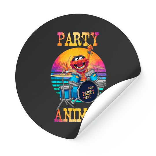 Discover retro party animal - Muppets - Stickers