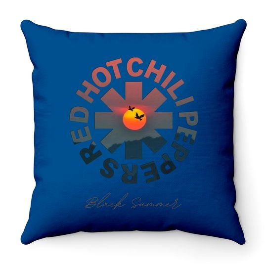 Discover Red Hot Chili Peppers Throw Pillow, Black Summer Throw Pillows, Rock Band Throw Pillow, Chili Peppers