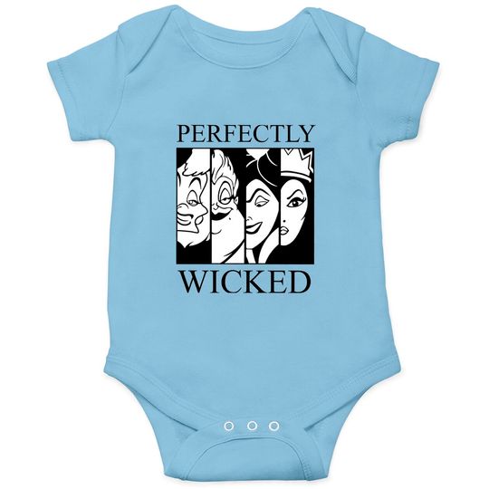 Discover Perfectly Wicked - Villain Disney Onesies, Villain Disney Onesies, Villain Onesies, Wicked Disney Onesies, Disney Family Onesies, Gift Idea