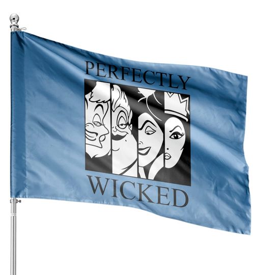 Discover Perfectly Wicked - Villain Disney House Flag, Villain Disney House Flag, Villain House Flag, Wicked Disney House Flag, Disney Family House Flags, Gift Idea
