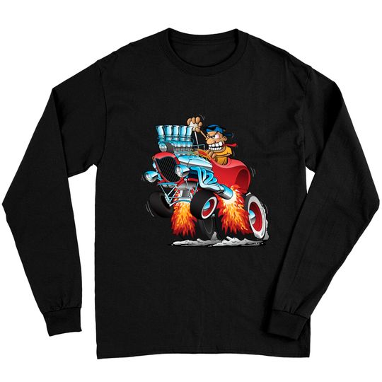 Discover American Hot Rod Car Race Long Sleeves