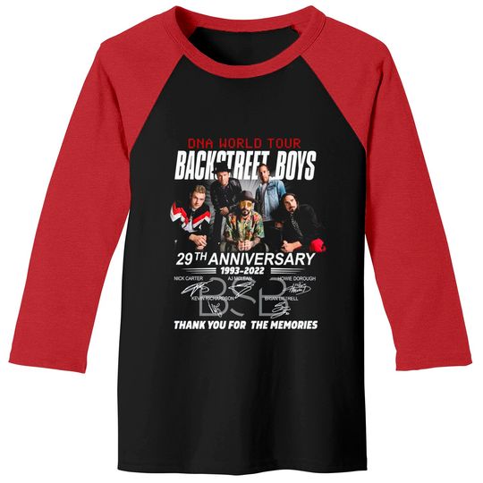 Discover Backstreet Boys Baseball Tees, DNA World Tour 2022 Shirt, Vocal Group Baseball Tees