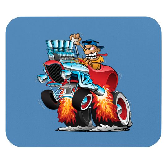 Discover American Hot Rod Car Race Mouse Pads