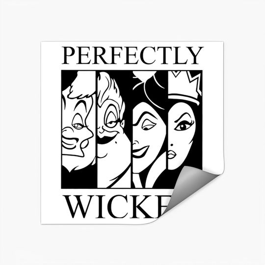 Discover Perfectly Wicked - Villain Disney Sticker, Villain Disney Sticker, Villain Sticker, Wicked Disney Sticker, Disney Family Stickers, Gift Idea