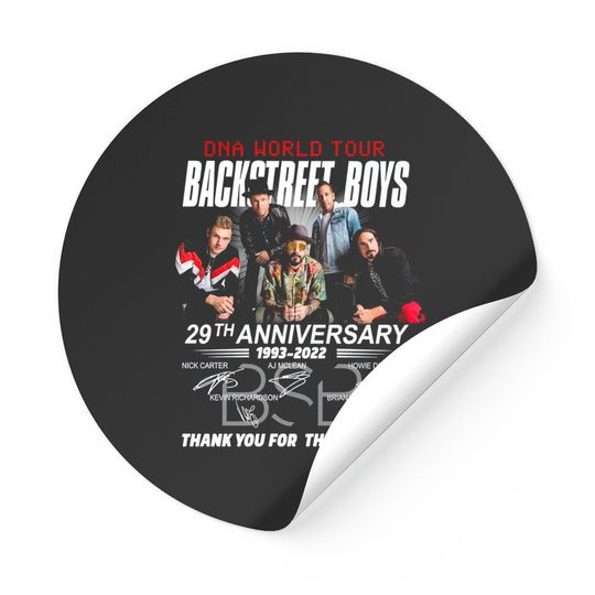 Discover Backstreet Boys Stickers, DNA World Tour 2022 Sticker, Vocal Group Stickers