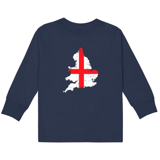 Discover England  Kids Long Sleeve T-Shirts