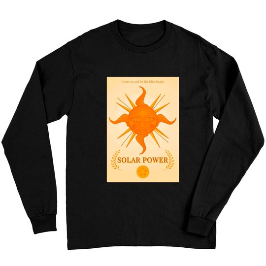Discover Lorde Solar Power Tour Long Sleeves, Solar Power Tour 2022 T shirt