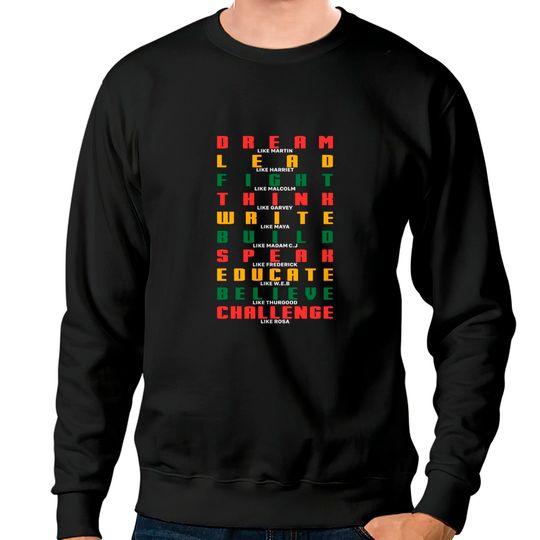 Discover Dream like Martin Luther King Jr Sweatshirts