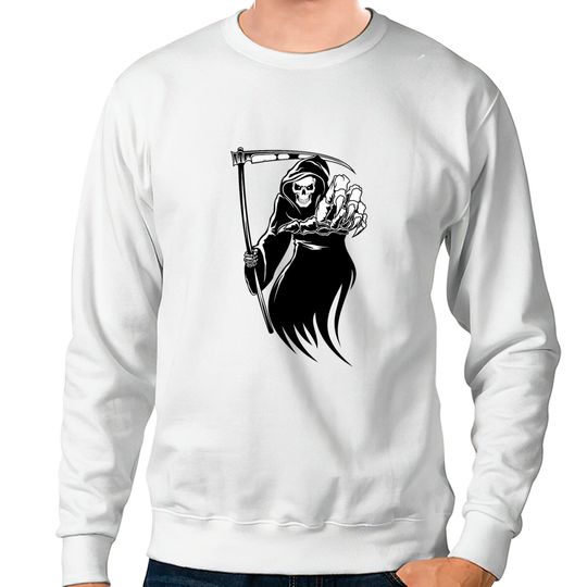 Discover Black Death Grim Sweatshirts