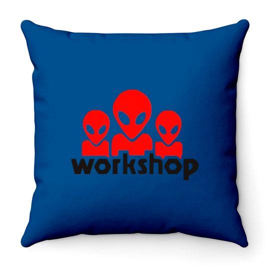 Discover Alien Workshop Logo Throw Pillows
