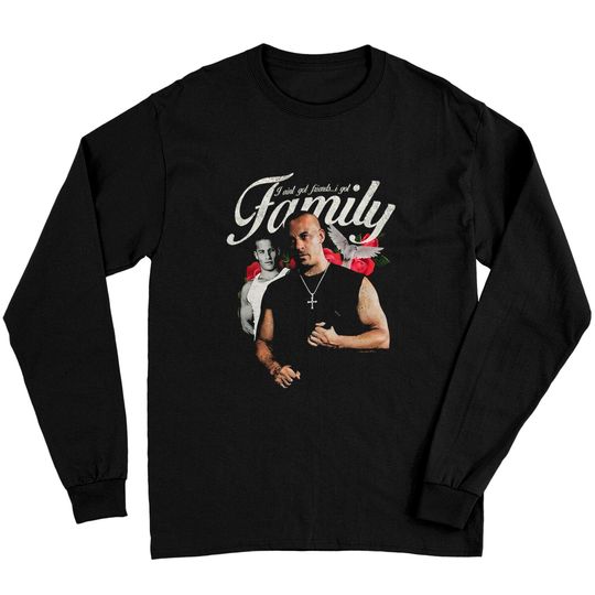 Discover Vintage Dominic Toretto 2Fast 2Furious Long Sleeves, Fast And Furious Long Sleeves
