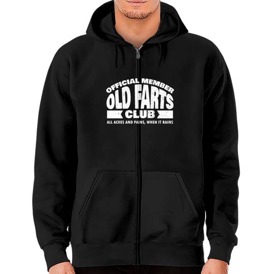 Discover  Member Old Farts Club Zip Hoodies