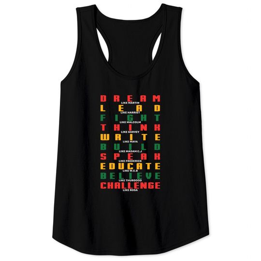 Discover Dream like Martin Luther King Jr Tank Tops