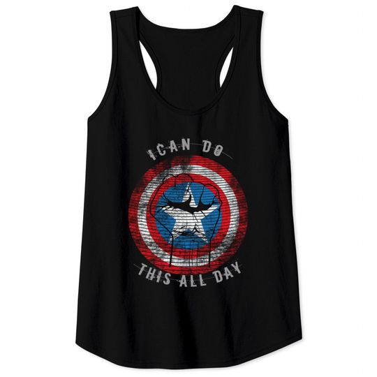 Discover Captain America I can do this all day Tank Tops