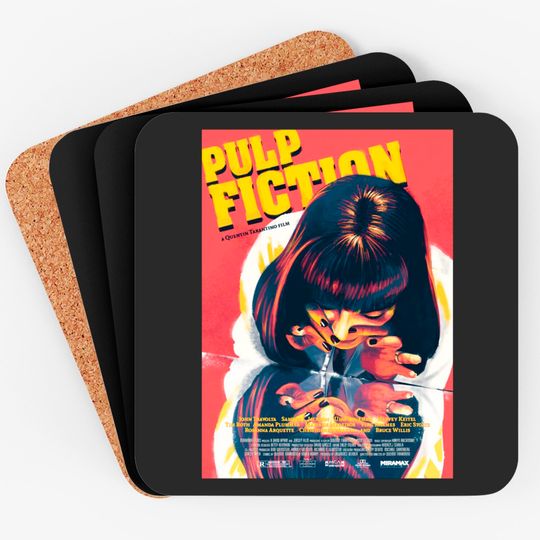Discover Pulp Fiction Graphic Coasters