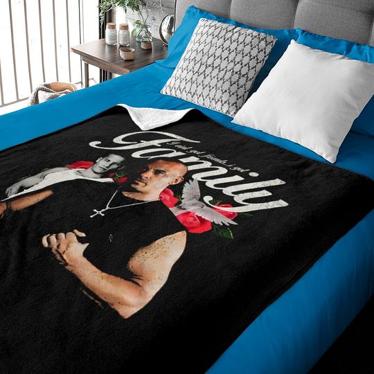 Discover Vintage Dominic Toretto 2Fast 2Furious Baby Blankets, Fast And Furious Baby Blankets