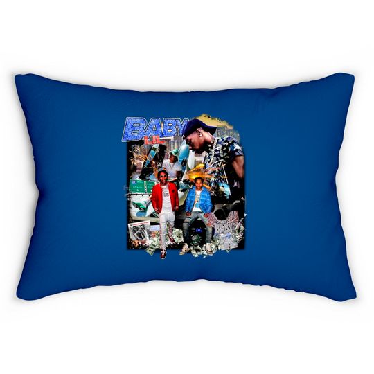 Discover Lil Baby Vintage 90s Lumbar Pillow. Lil Baby Rapper Hip hop Lumbar Pillows