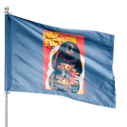 Discover Pulp Fiction Graphic House Flags