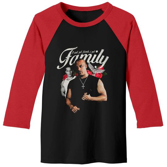 Discover Vintage Dominic Toretto 2Fast 2Furious Baseball Tees, Fast And Furious Baseball Tees