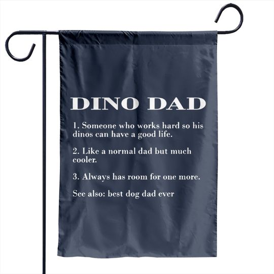 Discover Dino Dad Description FUNNY DINO Garden Flag Garden Flags
