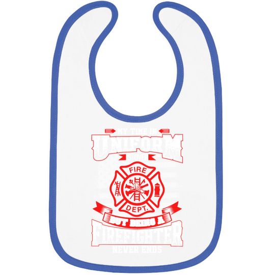 Discover Firefighter - Being a firefighter never ends Bib